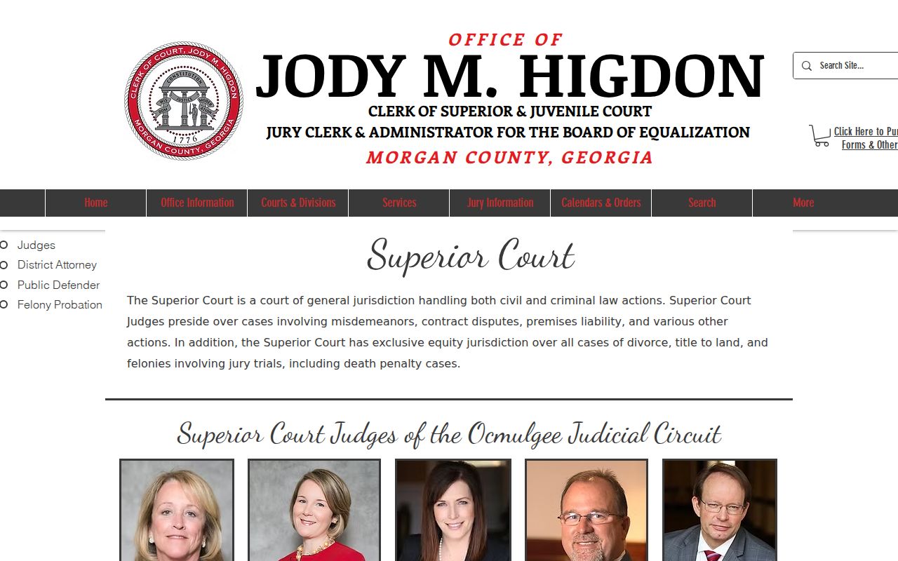 Hancock County civil docket Ocmulgee Superior Court source
